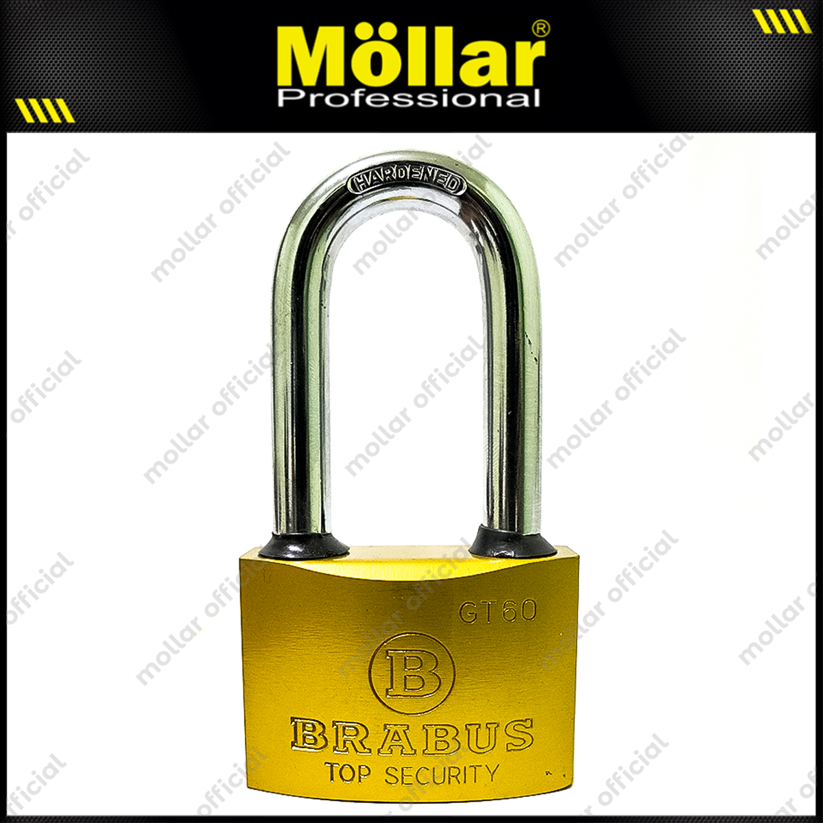 BRABUS GT60L Gembok Kuningan 60 mm Long / Gembok Leher Panjang