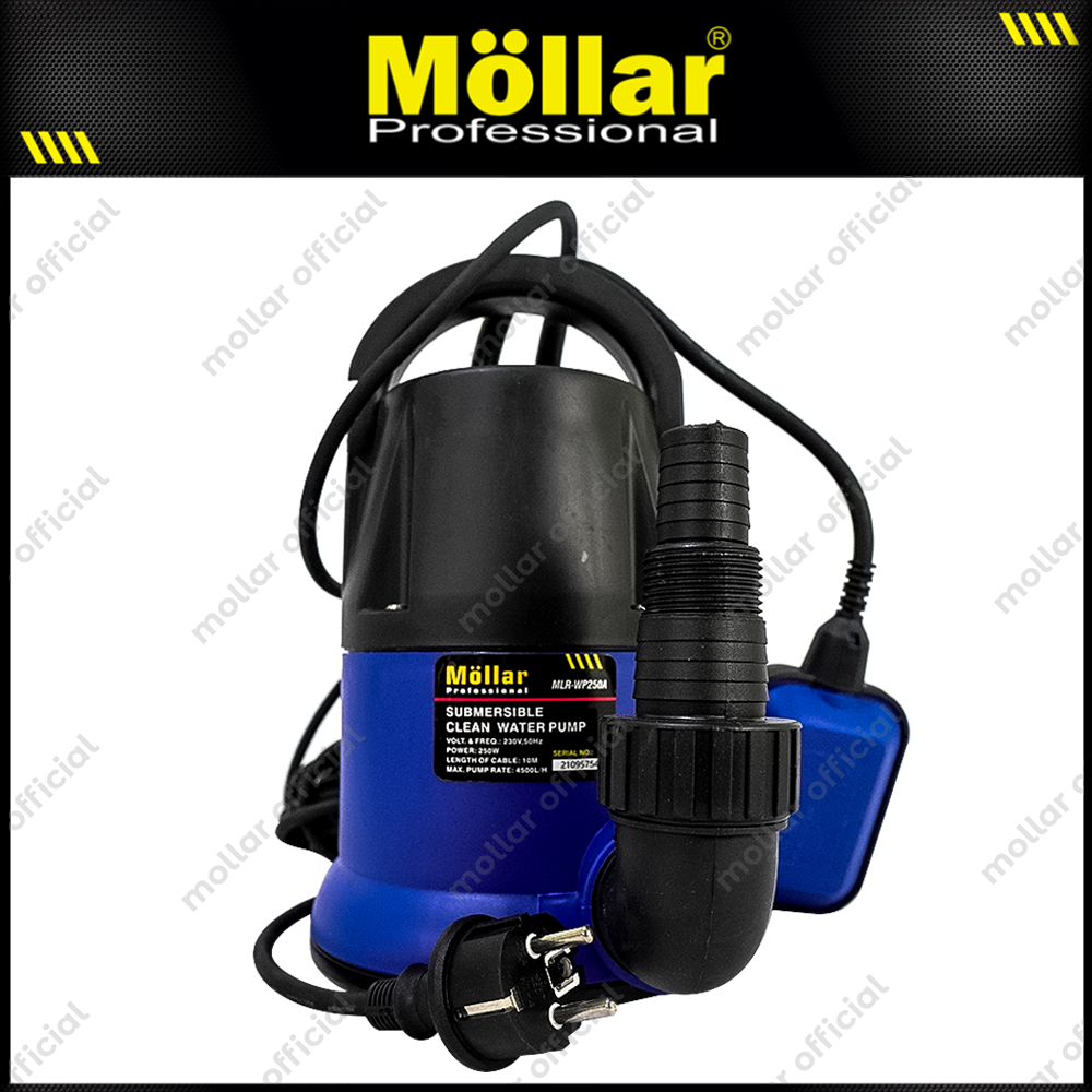MOLLAR WP250A Pompa Celup Air Bersih 250 Watt Otomatis