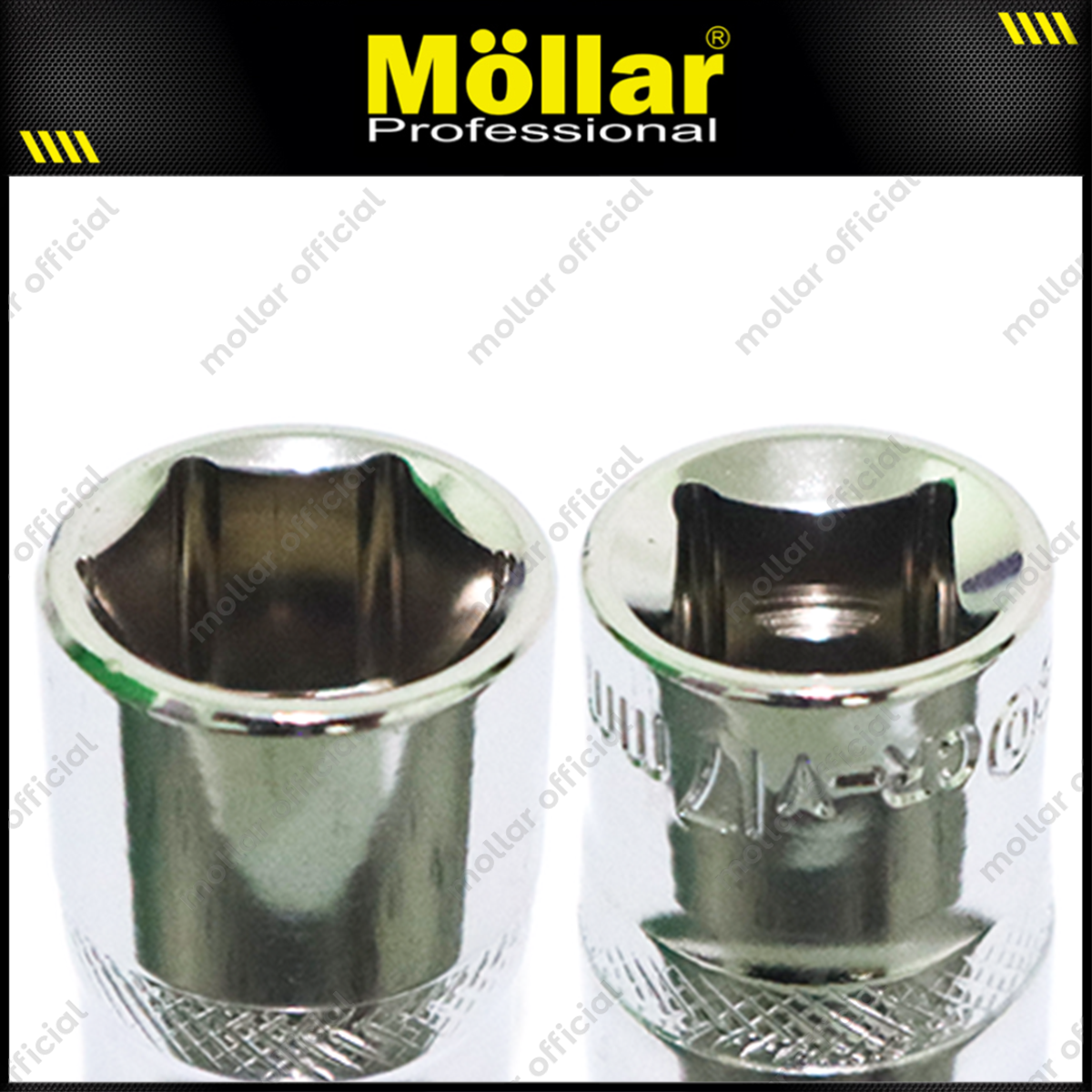 MOLLAR Eco Mata Sok 1/2" 6PT 17 mm