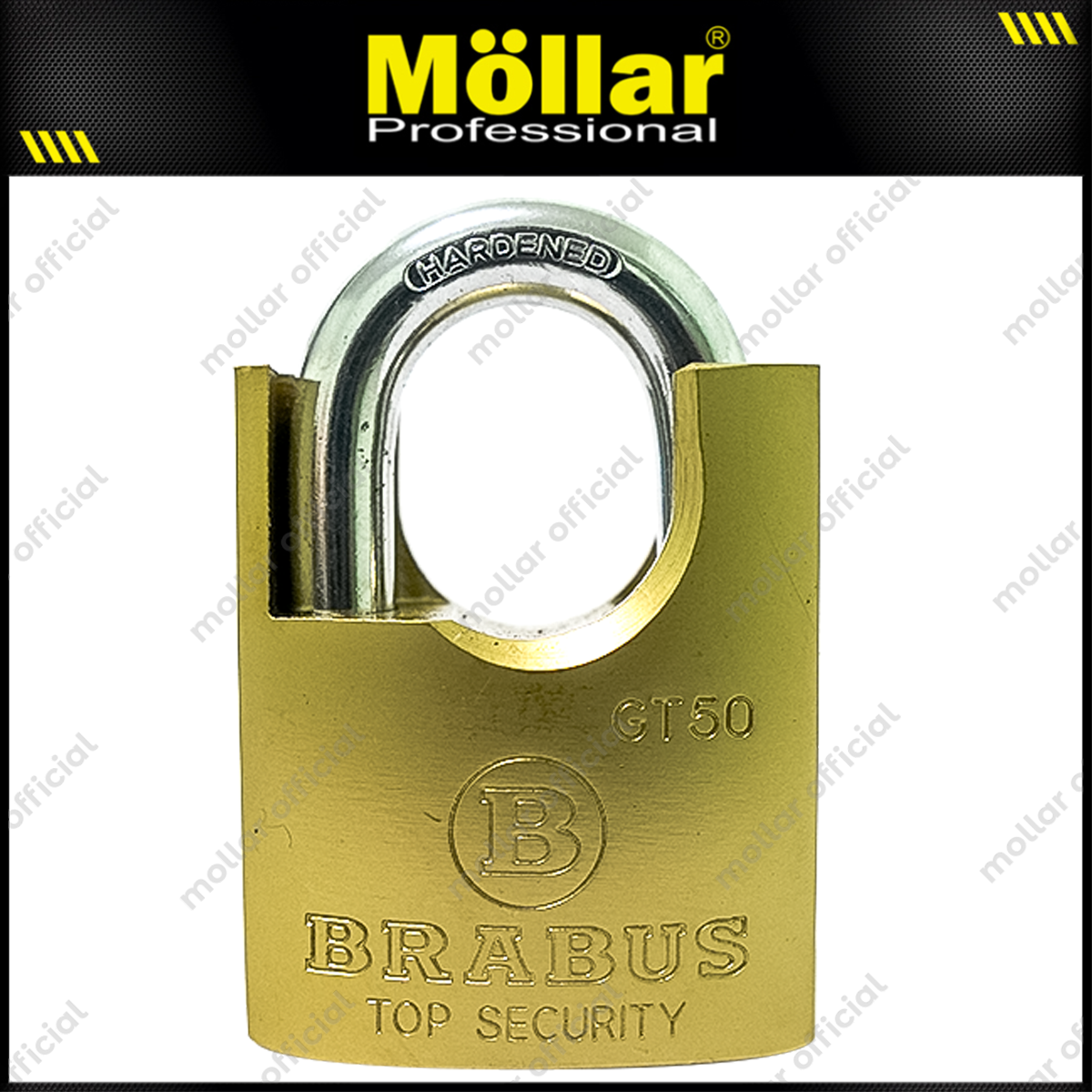 BRABUS GT50 Gembok Jaket Kuningan 50 mm