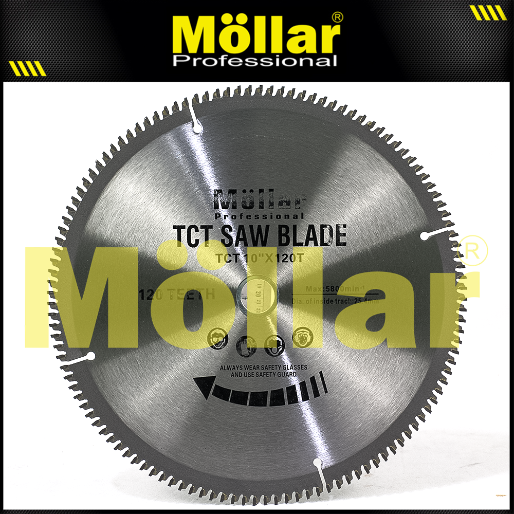 MOLLAR Mata Potong Aluminium 10"x120T / Miter Saw Blade