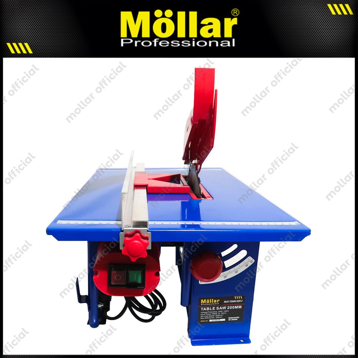 MOLLAR TS600 Mesin Gergaji Meja 8" / Table Saw 8"