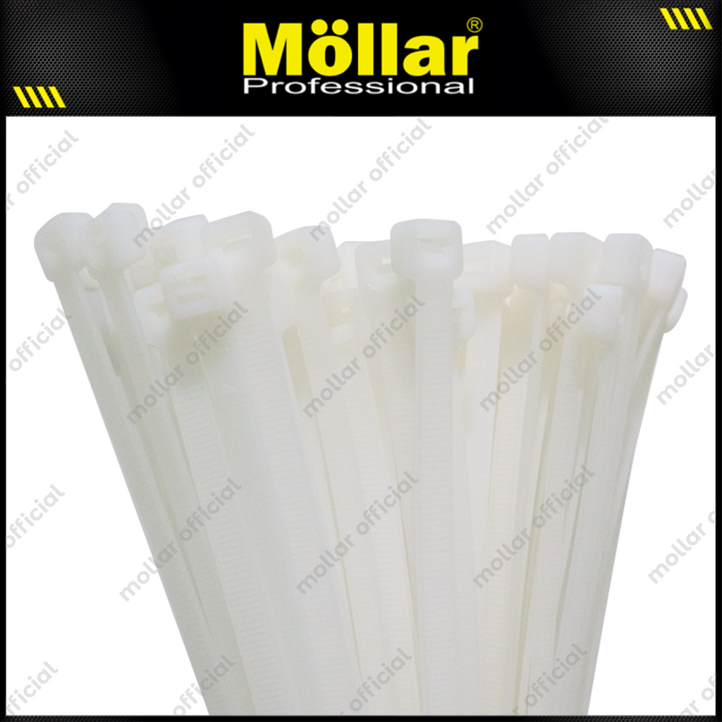 MOLLAR KT-48300 Kabel Ties 4.8x300 mm Putih
