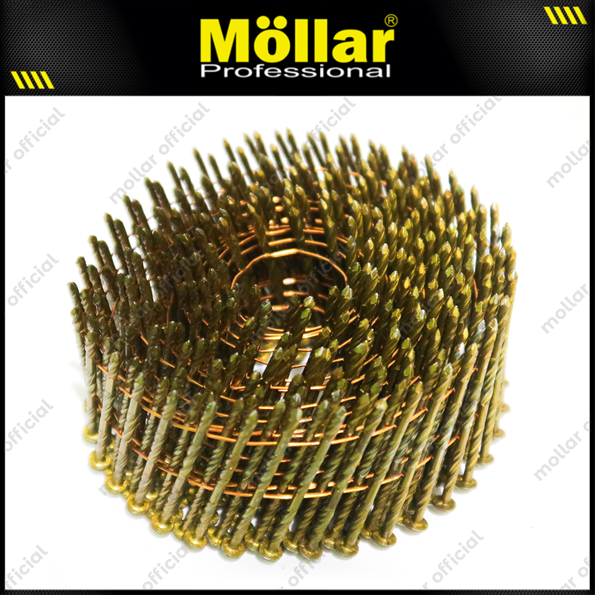 MOLLAR RS2350-9K Isi Paku Palet Tembak 300 pcs / Refill Coil Nailer