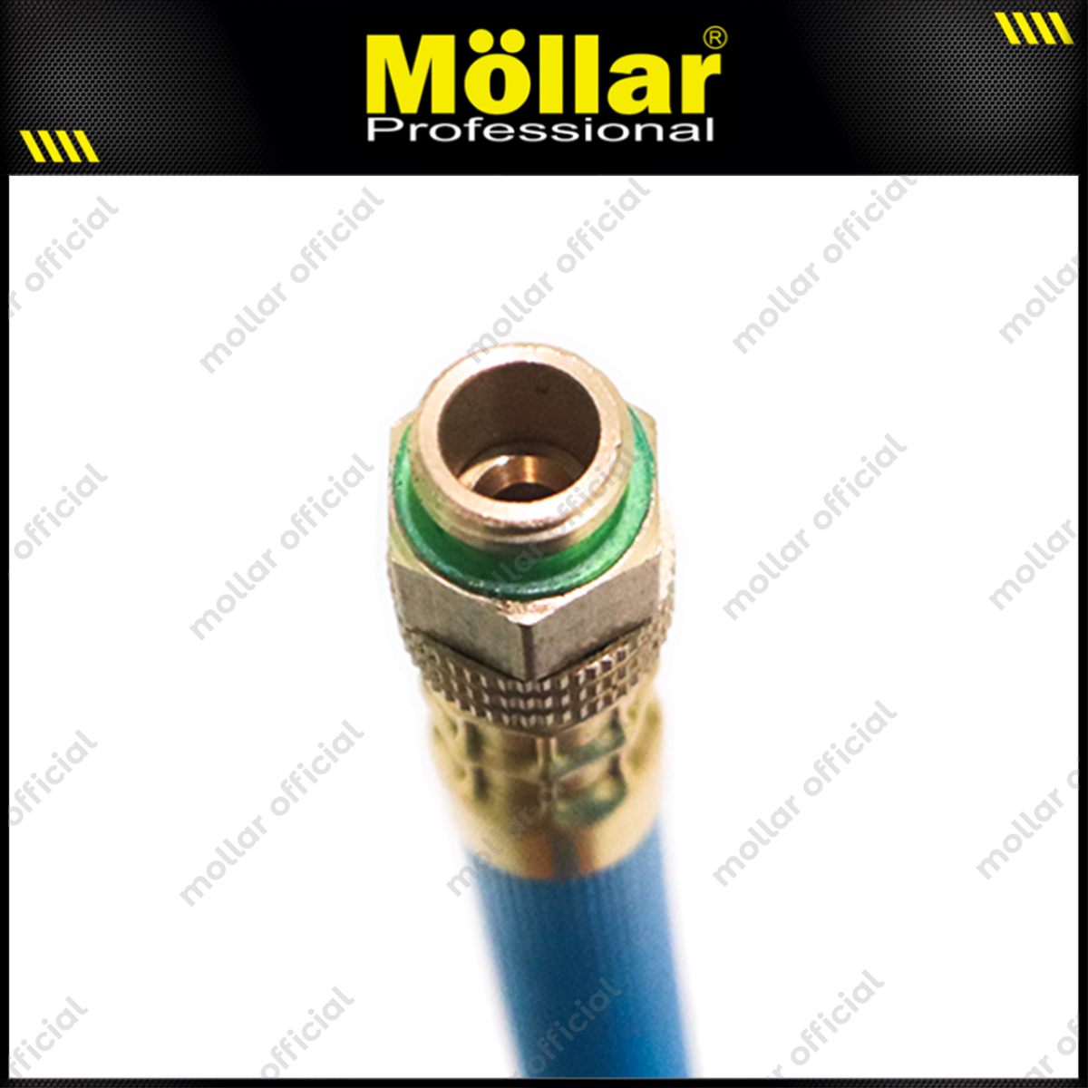 MOLLAR Selang Kompresor Biru 7 Layer 400 bar Panjang 15 meter