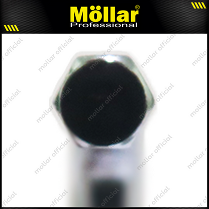 MOLLAR 10 Pcs 4 Mm Flat Kunci L Panjang Long Hex Key Wrench Hexagonal