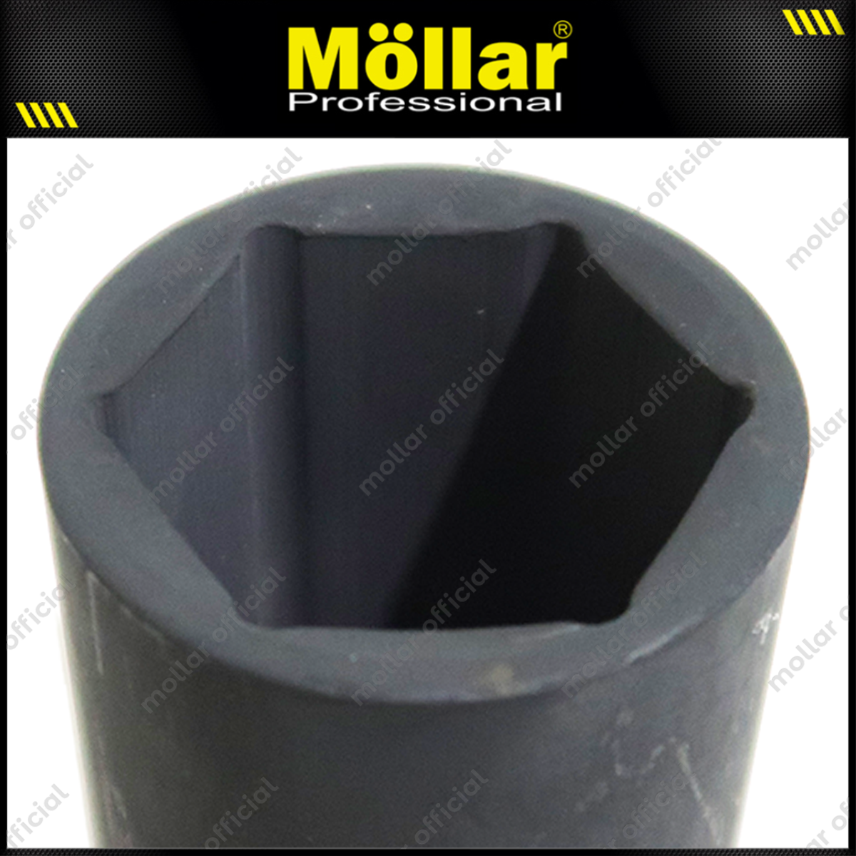 MOLLAR B13660 Mata Sok Panjang 1/2" 6PT 36 mm / Deep Socket