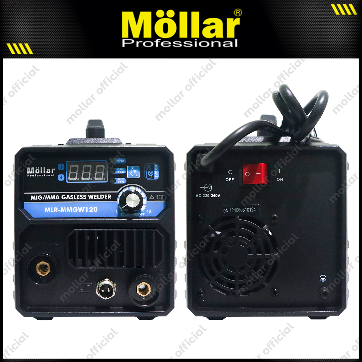 MOLLAR MIG/MMA 120A Mesin Las Inverter