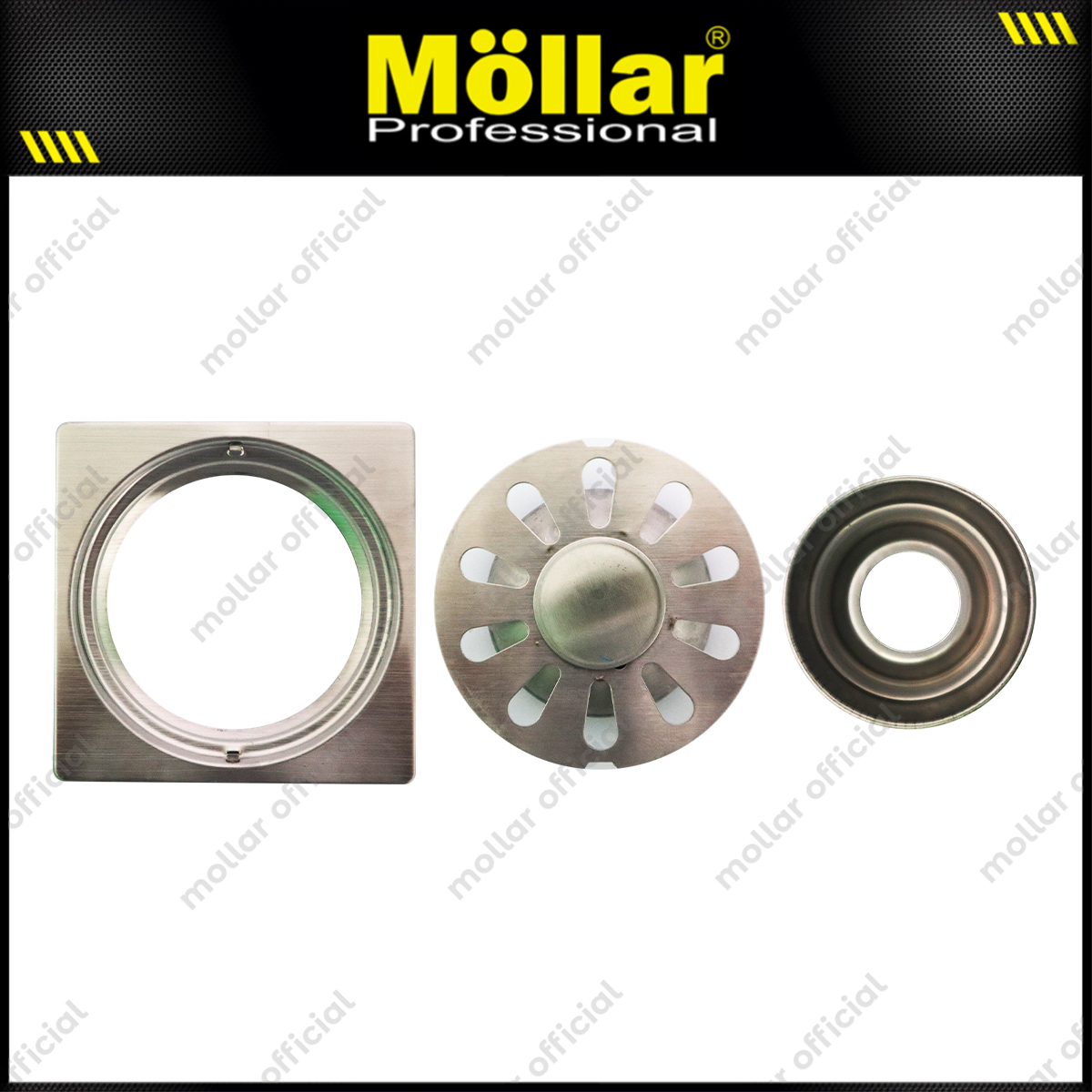 EAST Saringan Got Lubang Selang Mesin Cuci Stainless Steel 4"