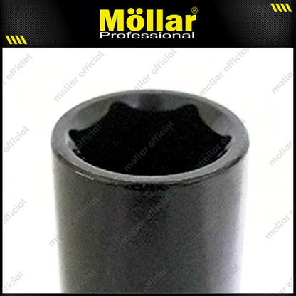 MOLLAR B13660 Mata Sok Panjang 1/2" 6PT 14 mm / Deep Socket