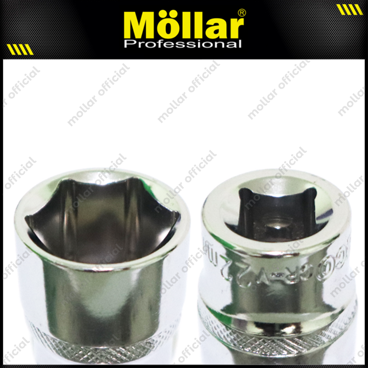 MOLLAR Eco Mata Sok 1/2" 6PT 22 mm
