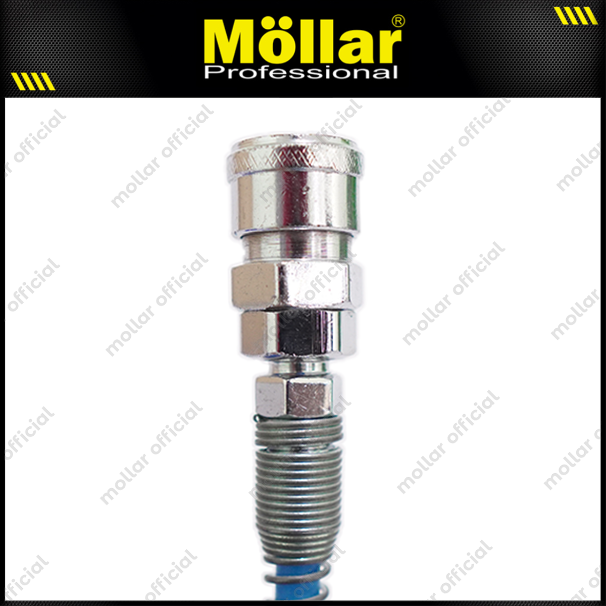 MOLLAR Selang Spiral 4 meter / Selang Recoil Biru