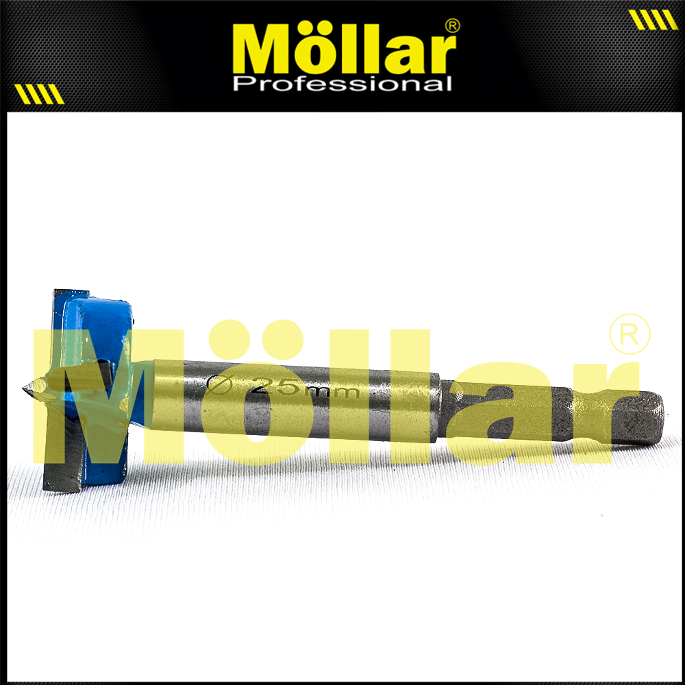 BISON D80981 Mata Bor Kayu Engsel Sendok 25 mm / Forstner Bit