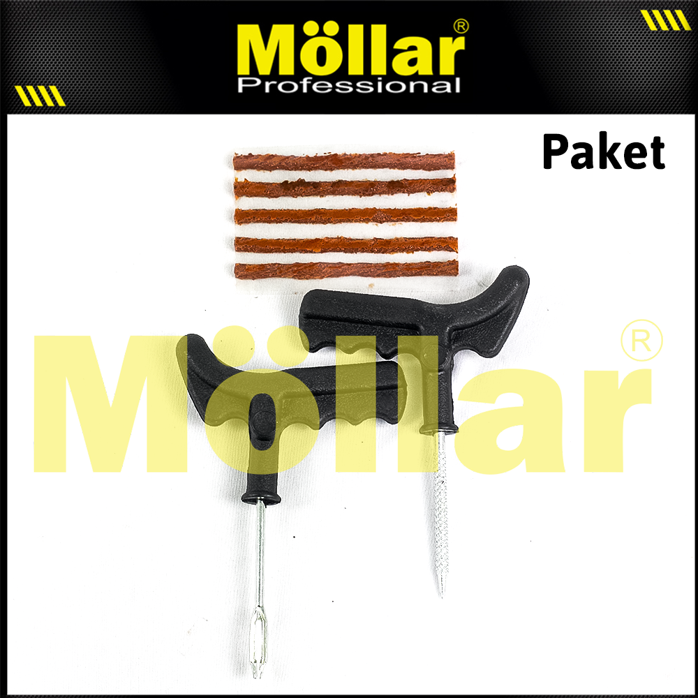 [PAKET] BISON 151 Alat Tambal Ban Tubles & Refill Cacing Karet Tubeless