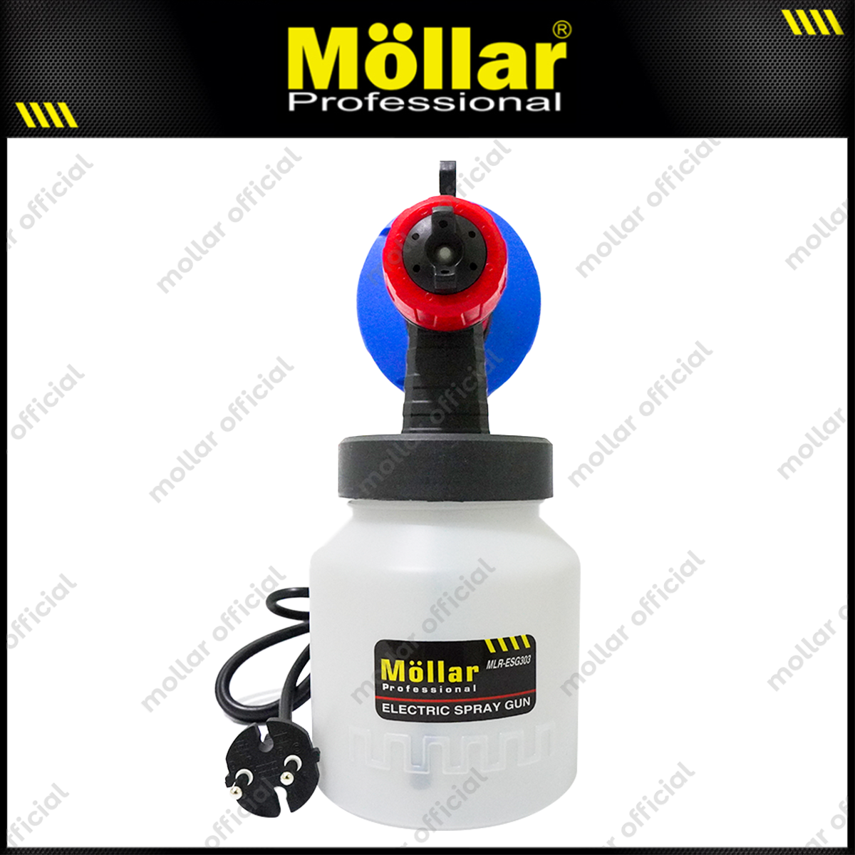 MOLLAR ESG303N Mesin Spray Gun Listrik 3 Nozzle