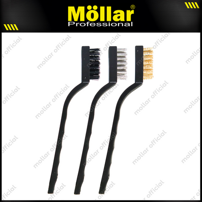 MOLLAR D85000 Sikat Kawat Mini 7" Set 3 pcs