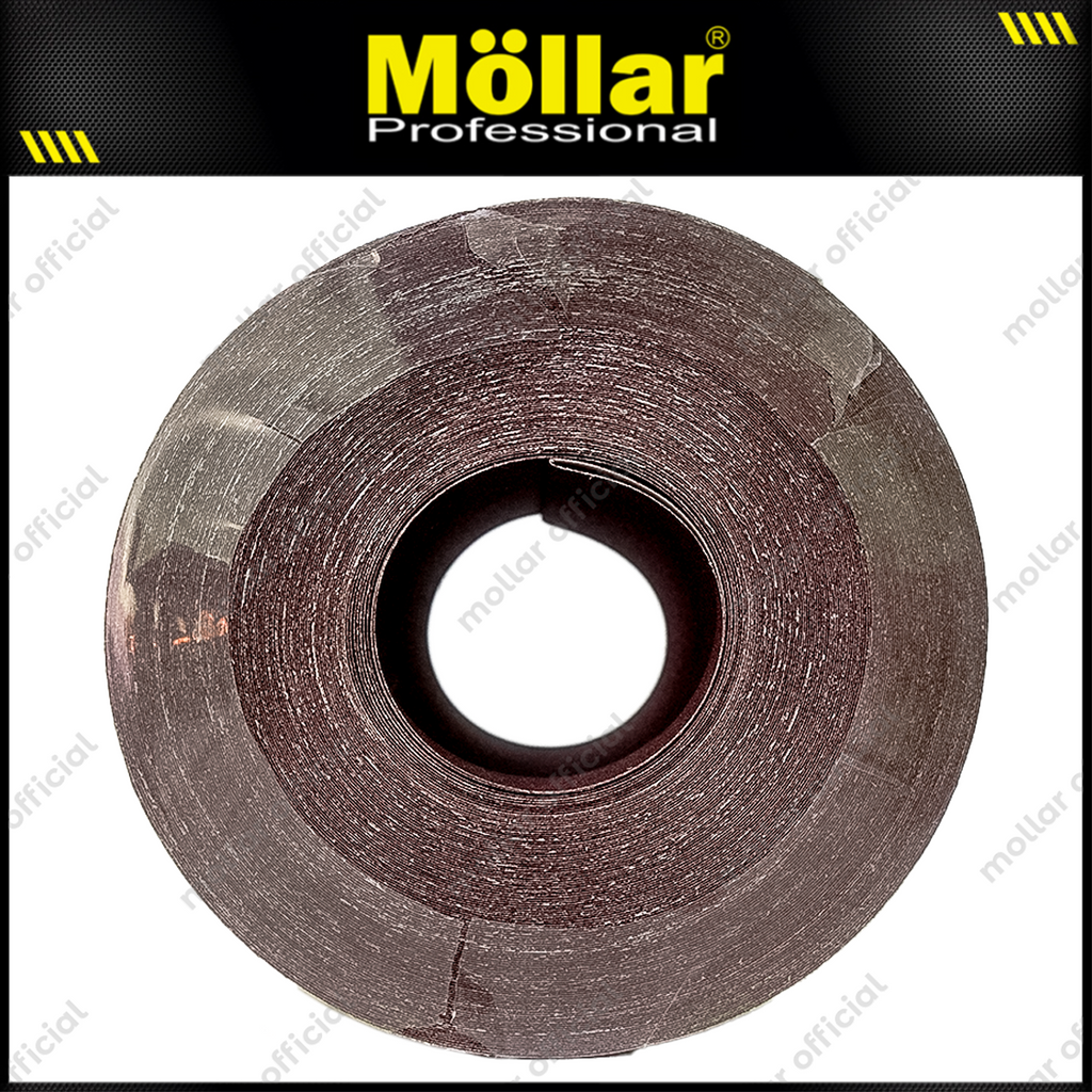 BRABUS No. 240 Amplas Roll 45 Meter Kain Abrasive Cloth Kayu Tembok