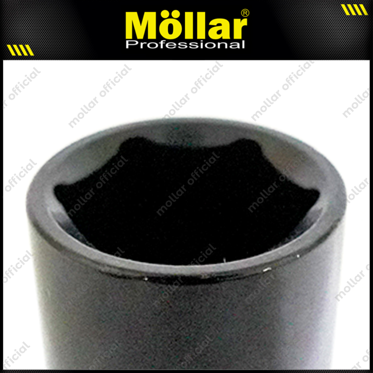 MOLLAR B13660 Mata Sok Panjang 1/2" 6PT 24 mm / Deep Socket
