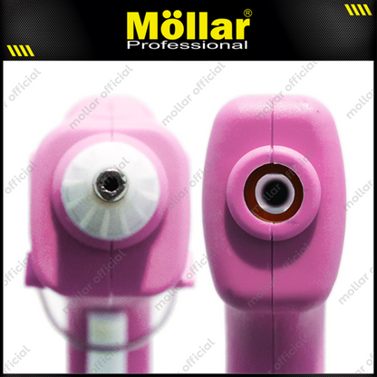 [PAKET] MOLLAR Glue Gun 20 Watt Pink & 10 Pcs Refill Lilin Lem Tembak