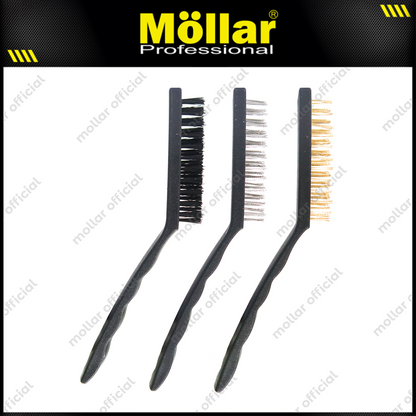 MOLLAR D85000 Sikat Kawat 9" Set 3 pcs