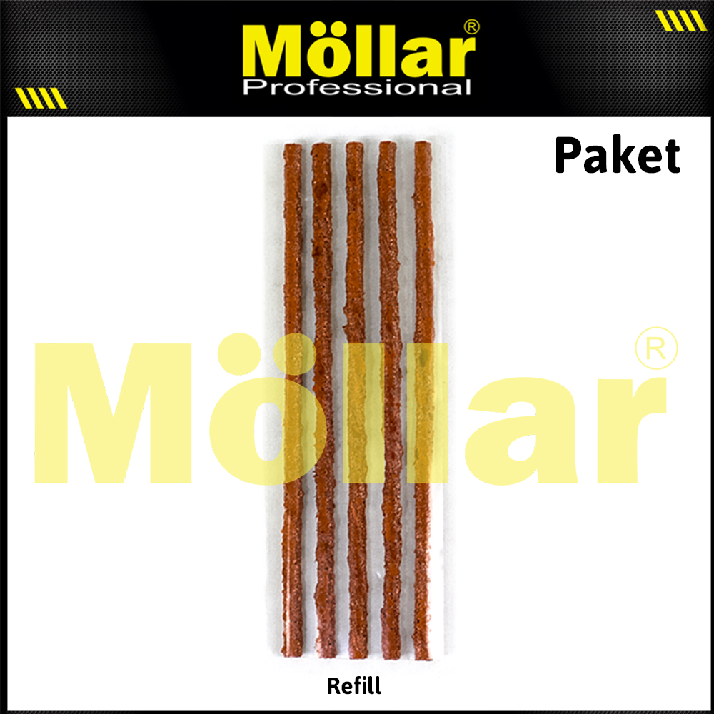 [PAKET] BISON 151 Alat Tambal Ban Tubles & Refill Cacing Karet Tubeless