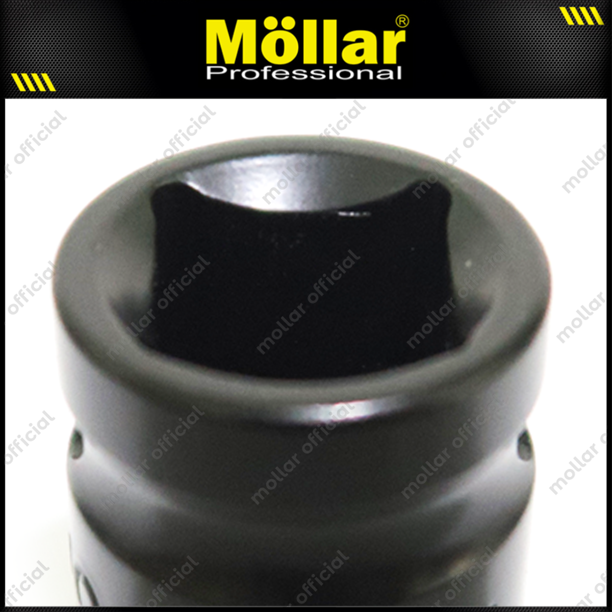 MOLLAR B13670-1 Mata Sok Pendek 1/2" 6PT 12 mm / Deep Socket