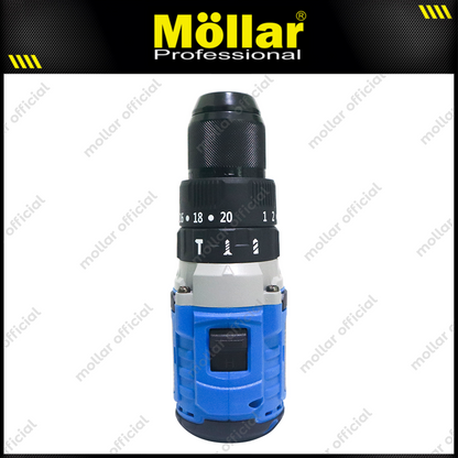 MOLLAR CID20600-U POLOSAN Cordless Impact Drill 13 mm 20V Tanpa Baterai & Charger