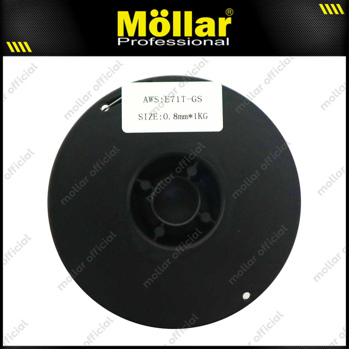 MOLLAR Kawat Las MIG 0.8 mm x 1.0 kg / Flux Cored Wire