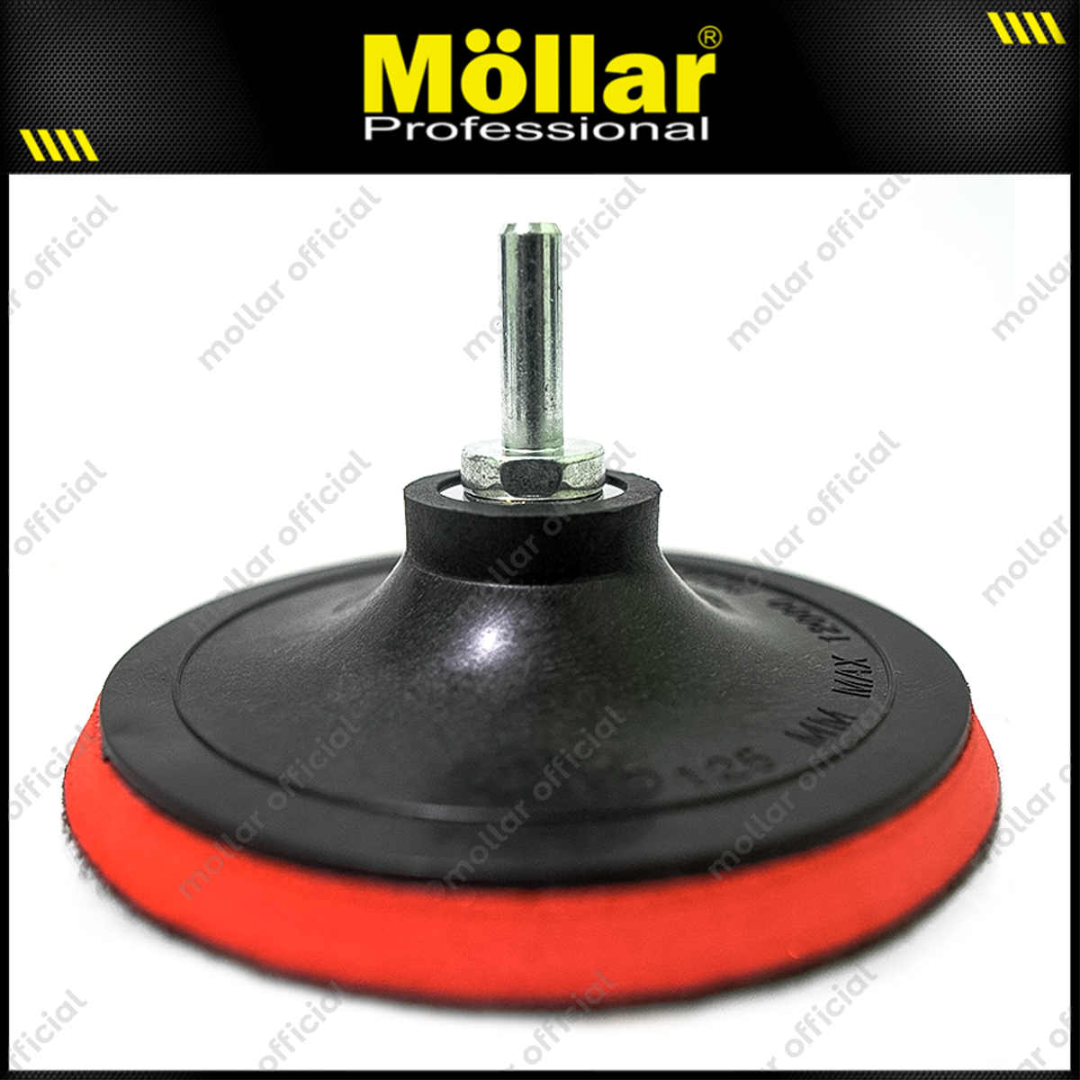 [PAKET] HDT Tatakan Amplas Bulat 5" + Baut M10 Konektor Perekat Velcro