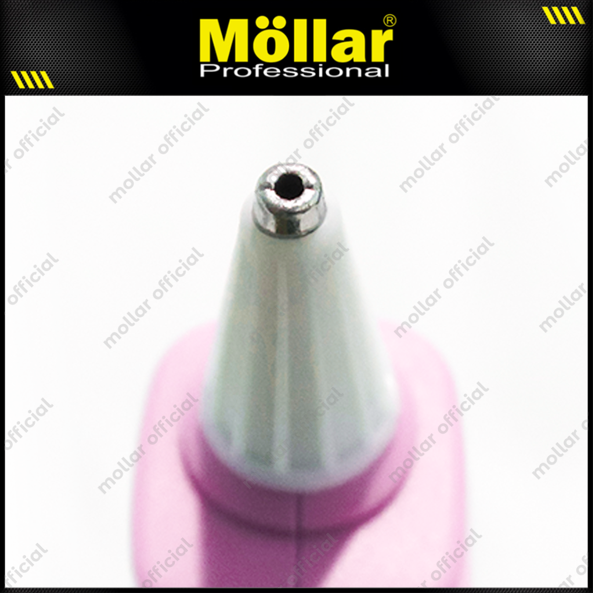 [PAKET] MOLLAR Alat Lem Tembak Pink 20 Watt & 10 Pcs Refill Glue Gun