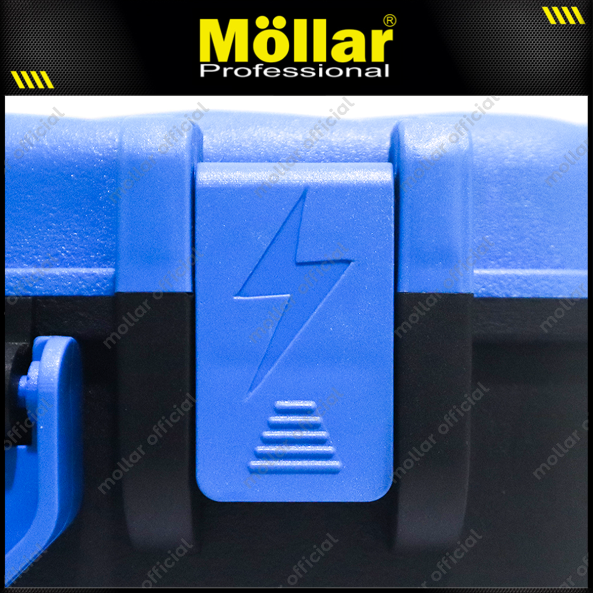 MOLLAR MLR-TB016 Tool Box Plastik 16" - Biru 31-600-B