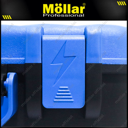 MOLLAR MLR-TB016 Tool Box Plastik 16" - Biru 31-600-B