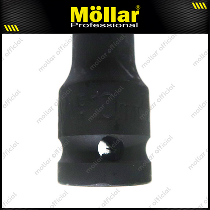 MOLLAR B13680 Mata Sok Impact Panjang Extra Long 128 mm 1/2" 6PT 10 mm