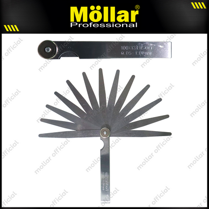 BISON K17442 Feeler Gauges 13 Blades (0.05-1.00 mm)