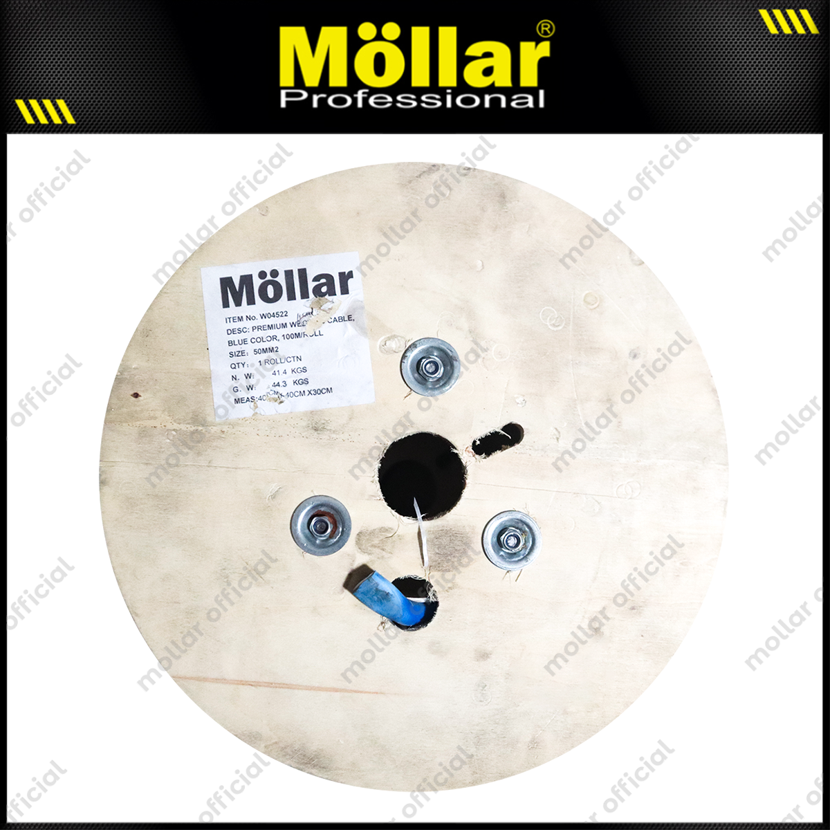 MOLLAR W04522 Kabel Las Tembaga Murni 50 mm - Per Meter