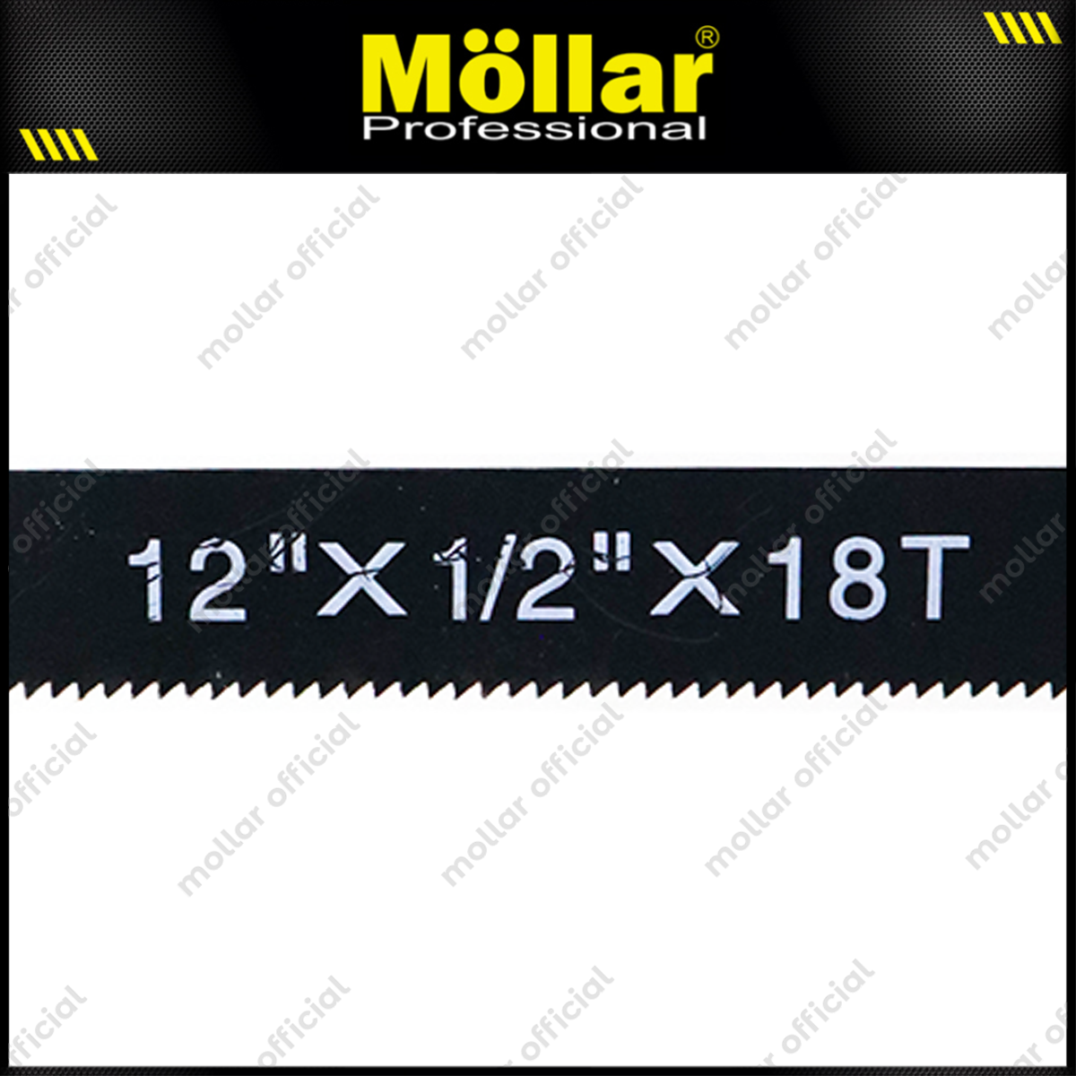 BLITZ D53003-1 Gagang Gergaji Besi Aluminium 12" Kuning Hitam