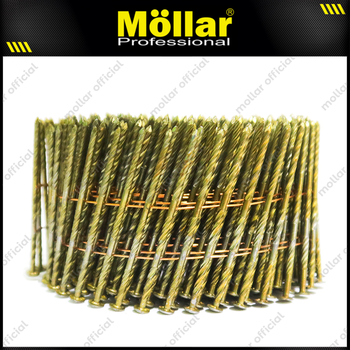 MOLLAR RS2365-9K Isi Paku Palet Tembak 300 pcs / Refill Coil Nailer