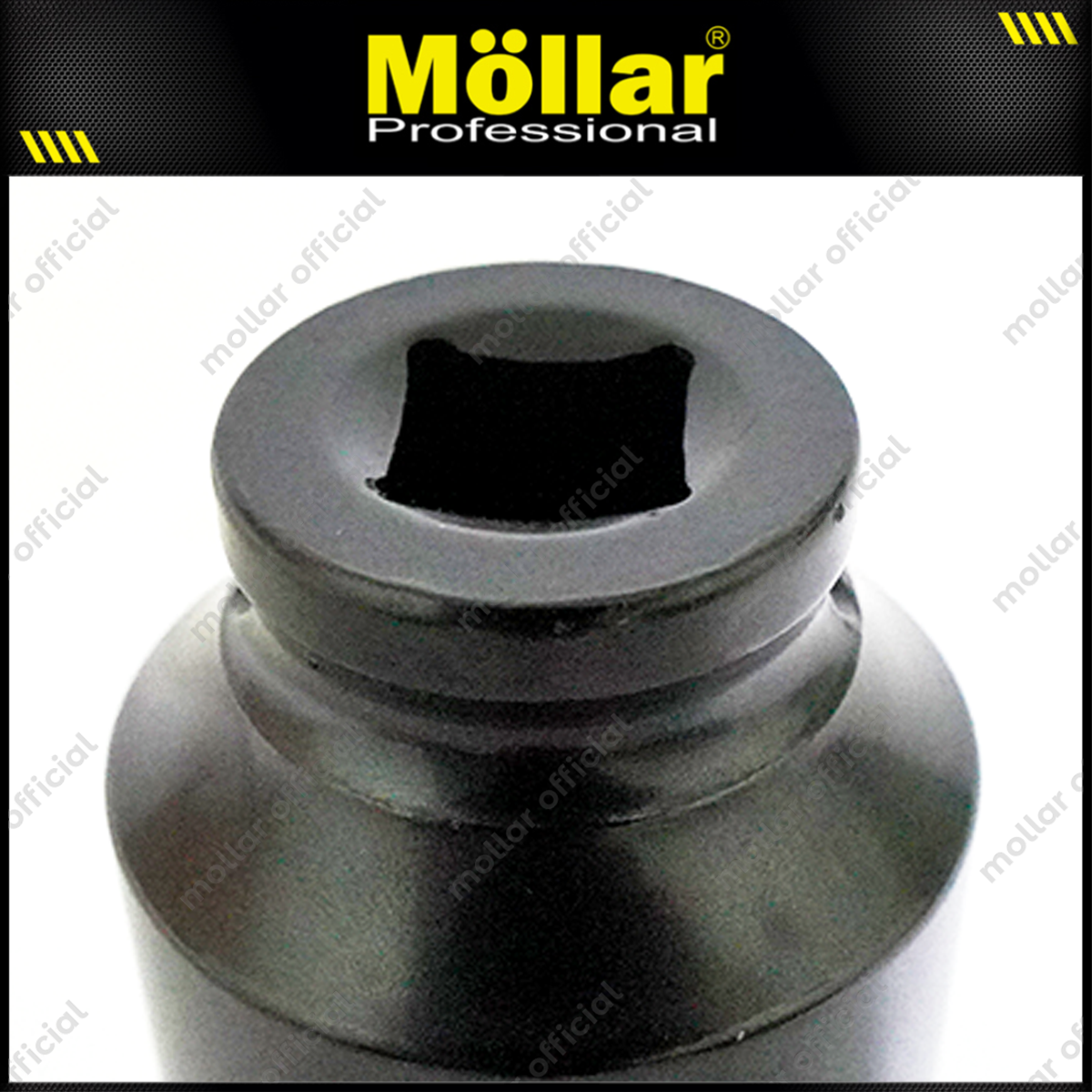 MOLLAR B13660 Mata Sok Panjang 1/2" 6PT 27 mm / Deep Socket