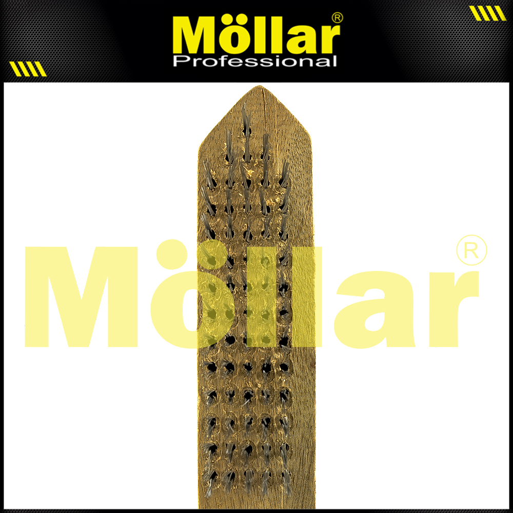 GDO Sikat Baja Gg. Kayu 5 Baris