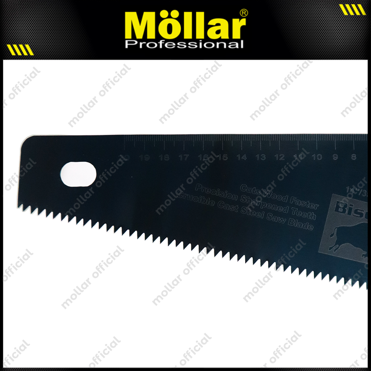 BISON Gergaji Tangan Gorok 2 Asah 14"