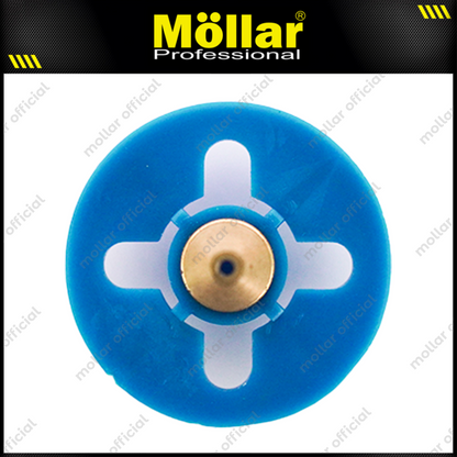 MOLLAR Brass Nozzle & Needle Set Biru untuk ESG300