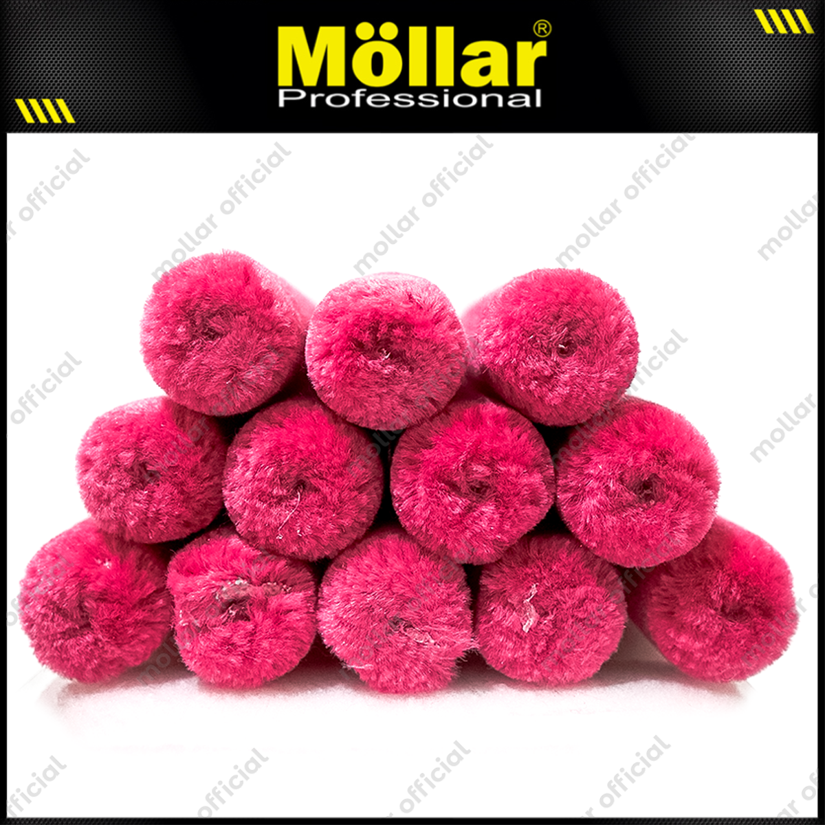PINEHILL PH-7100E Refill Bulu Kuas Roll Kapal 4" Set 12 pcs