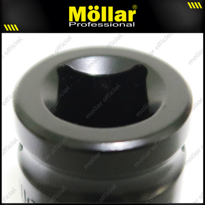 MOLLAR B13670-1 Mata Sok Pendek 1/2" 6PT 19 mm / Deep Socket