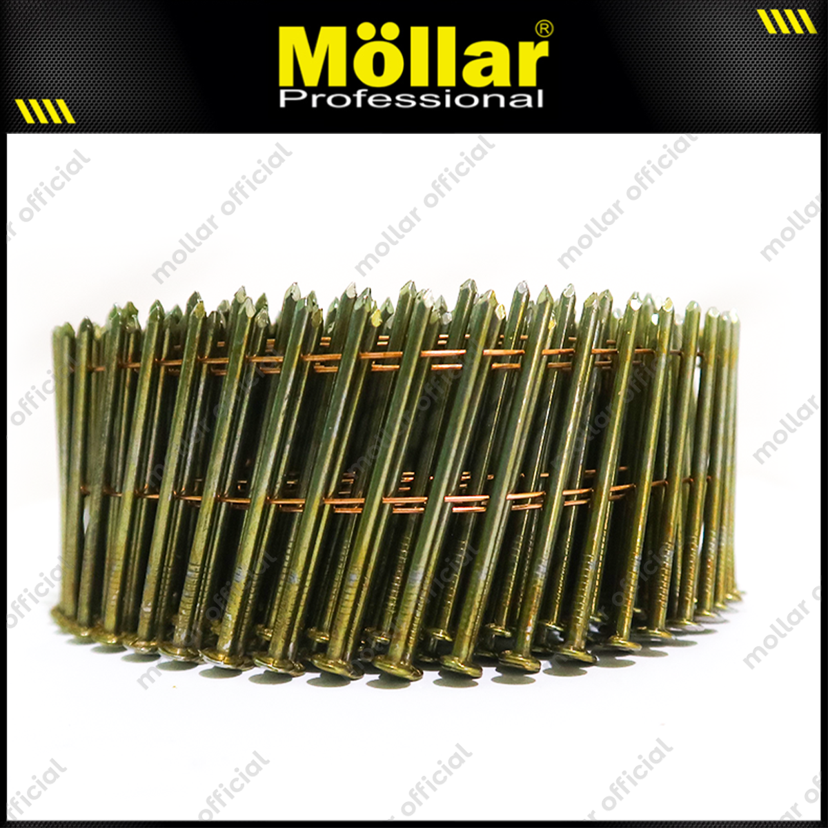 MOLLAR RS2145-12K Isi Paku Palet Tembak 400 pcs / Refill Coil Nailer