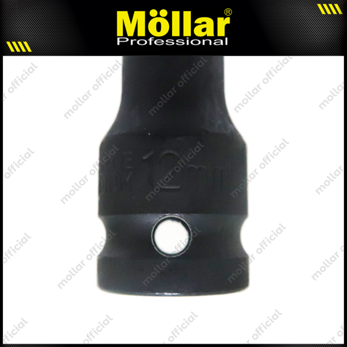 MOLLAR B13680 Mata Sok Impact Panjang Extra Long 128 mm 1/2" 6PT 12 mm
