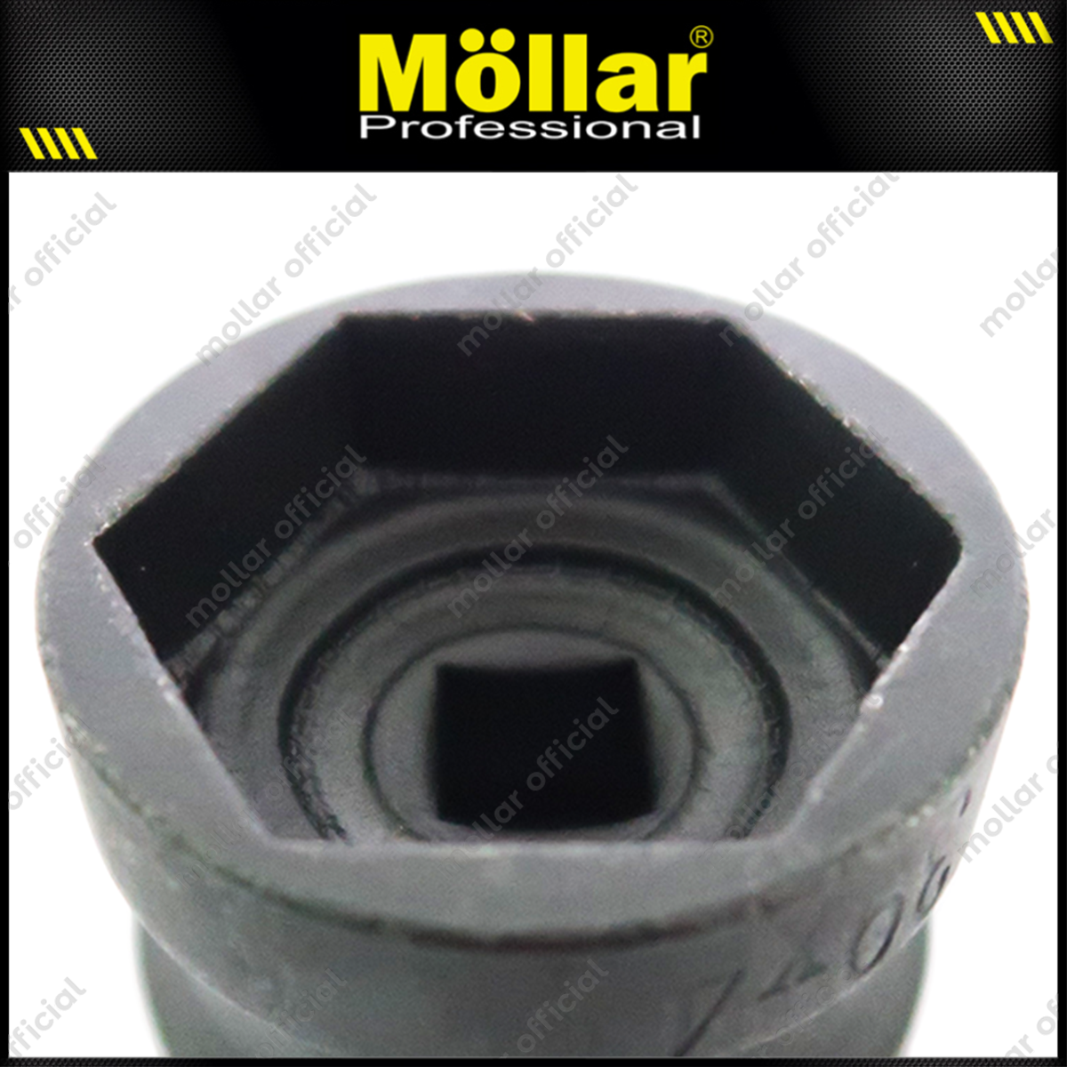 MOLLAR B13110 Mata Kepala Sok Kunci Kopling Matic 39-41 mm / Socket Drive