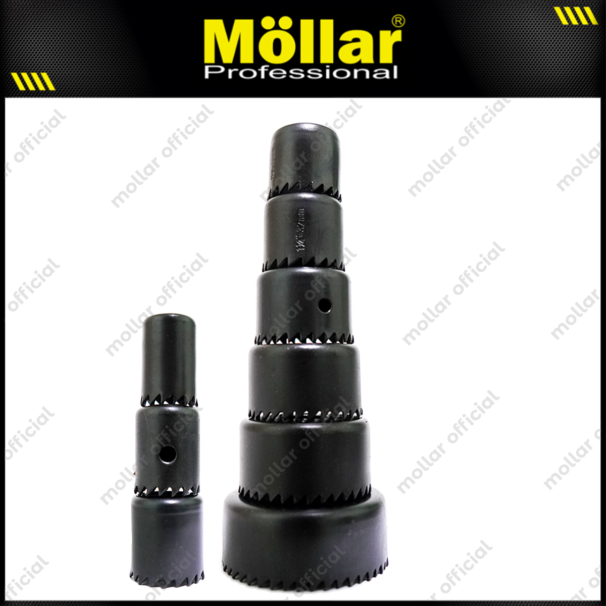 BISON D40135 Hole Saw Set 13 pcs / Mata Bor Holesaw Kayu