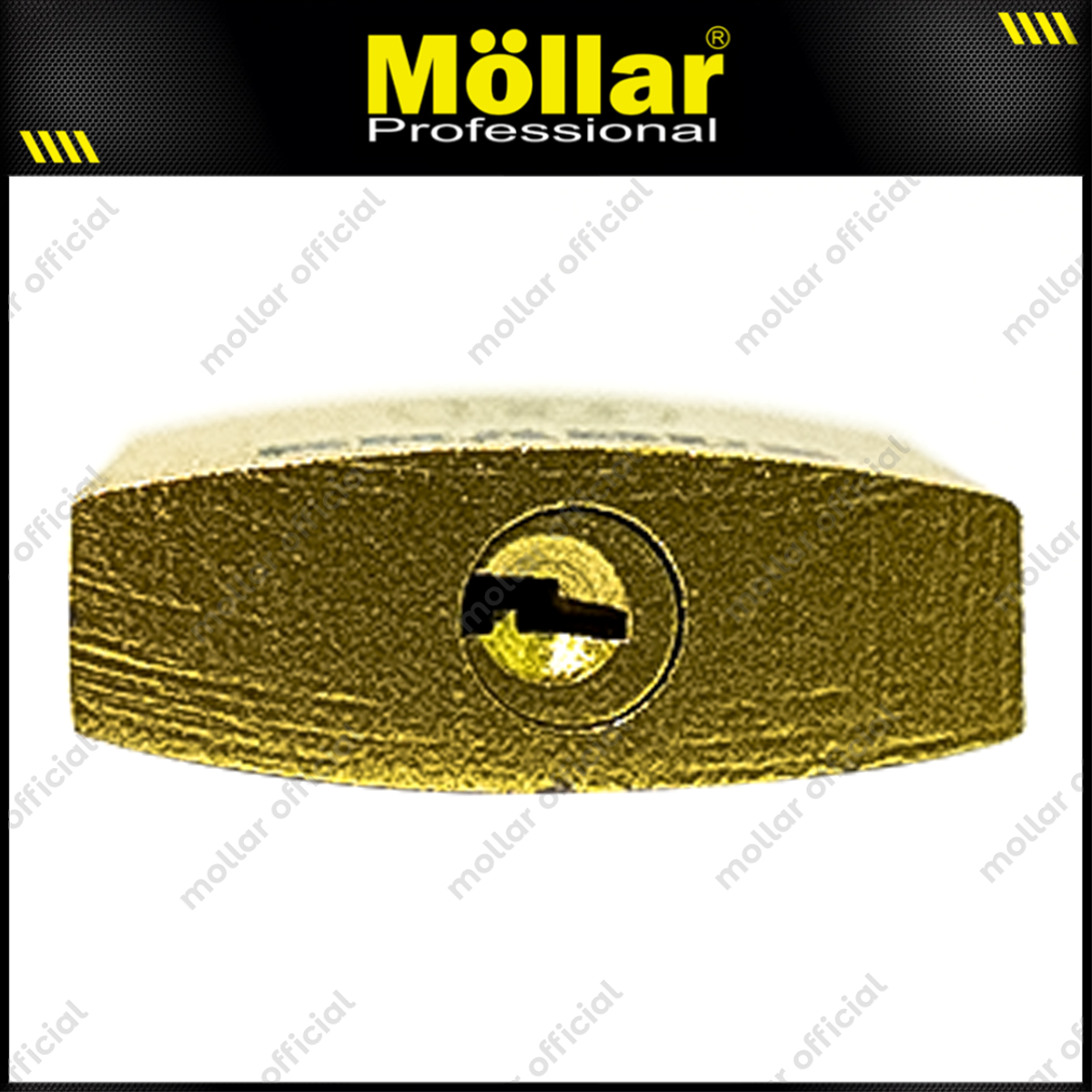 BRABUS D88-50 Gembok Kuning Blister 50 mm Short / Gembok Leher Pendek