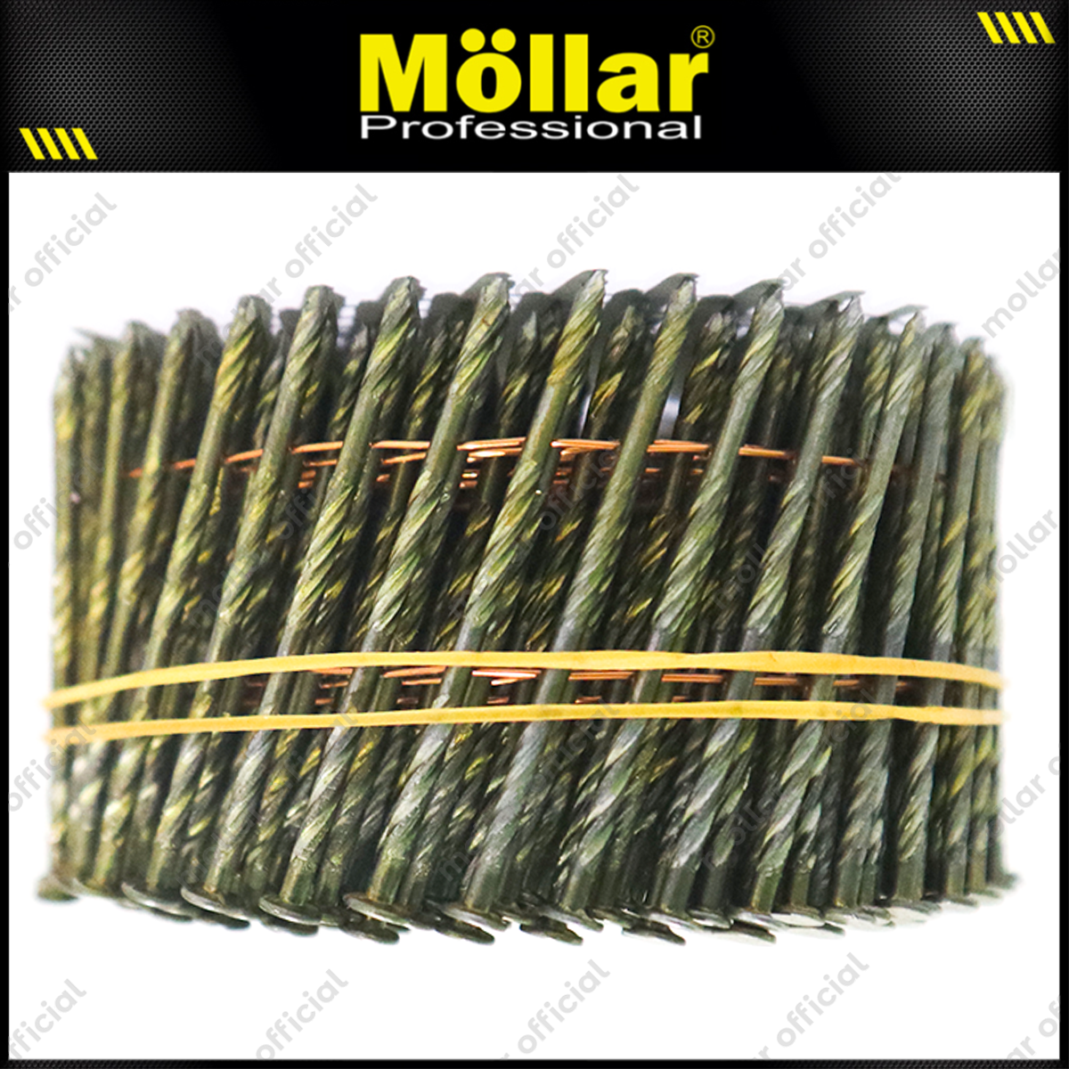 MOLLAR RS2150-9K Isi Paku Palet Tembak Ulir 300 pcs / Refill Coil Nailer
