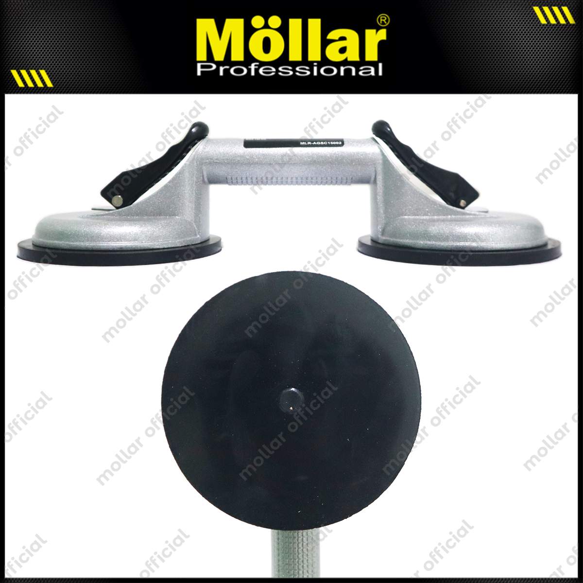 MOLLAR AGSC15002 Kop Kaca Dua Kaki Body Aluminium